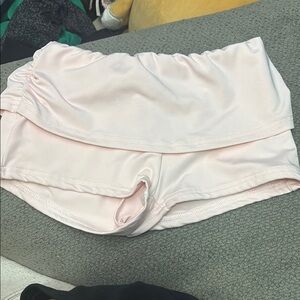 Light Pink Layered Shorts